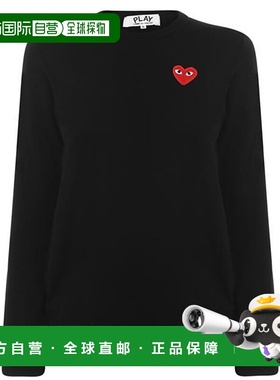 1h可退 潮奢 comme des garcons play 女士 Peeping 心形长袖T恤