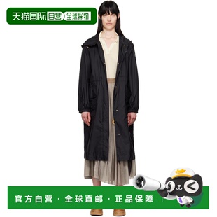 1h可退 潮奢 Moncler 盟可睐 女士 黑色 Hiengos Hooded Rain 大