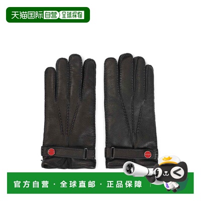 1h可退 KITON 男士手套 UGU023K0212L10003 AW2026 黑色 Gloves