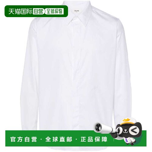 Celine 思琳 男士 长袖衬衫 2C32C091F white白色 舒适时尚