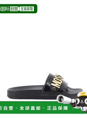 1h可退 MOSCHINO 女士凉鞋 MA28032G0IM11000000 CO 黑色 Metalli