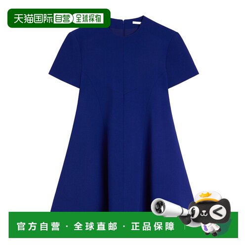GIVENCHY 女士连衣裙 BW2321164K470 AW2026 蓝色 绉纱迷你连衣裙