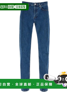 A.P.C. 男士牛仔裤 COHTDM09001IAL AW2024 蓝色直筒裤