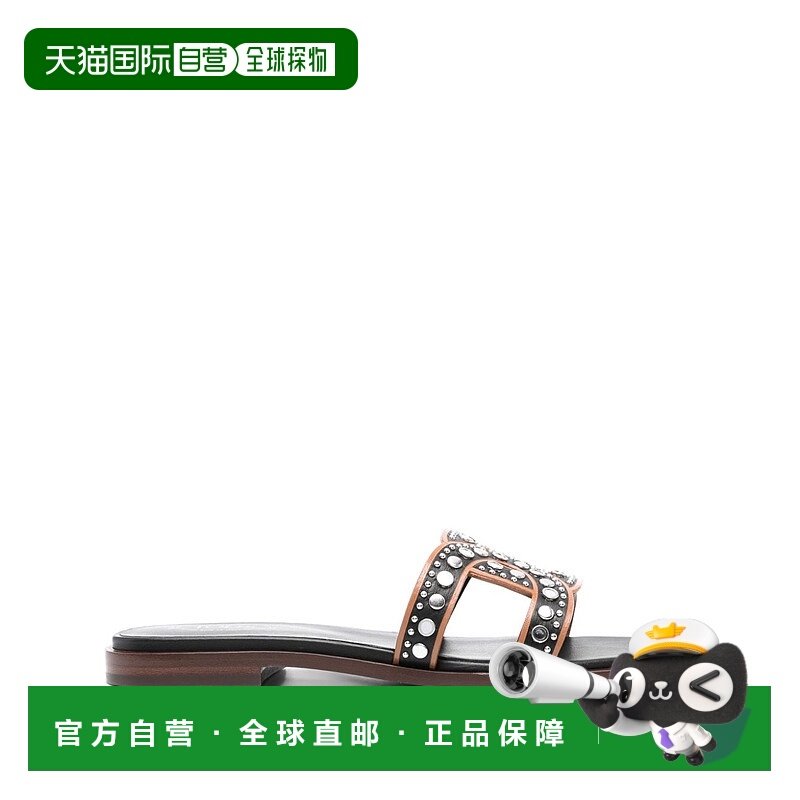 1h可退 潮奢 TOD'S 托德斯 女士 方头拖鞋 XXW70K0HZ50MID