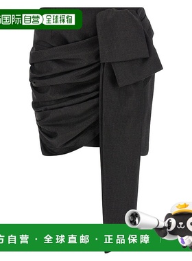 1h可退 潮奢 Pinko 品高 女士 Bow 細條紋迷你裙 106144A305