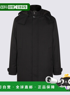 1h可退 潮奢 zegna 杰尼亚 男士 ZEGNA 黑色外套 UGTC5A2G336K09R