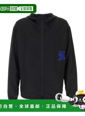 BURBERRY 男士西服 8096681A1189 SS2025 黑色 Black nylon jacke