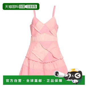 1h可退 潮奢 LOVESHACKFANCY 女士 牛仔连衣裙 pink粉色 舒适时尚