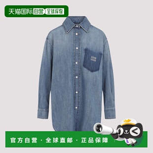 AW2025 1h可退 GWC125SOOO17GGF0076 女士衬衫 蓝色 MIU