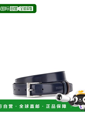 HOGAN 男士腰带 KFMC00N1100TN77D46 AW2024 黑色 Blue belt in m