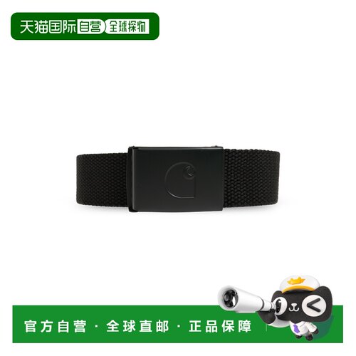 CARHARTT WIP 男士腰带 I03541503Y9XX CO 黑色 Belt with logo