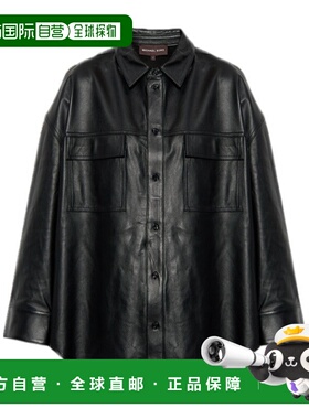 MICHAEL KORS 女士西服 UR540S0HW8001 SS2025 黑色皮衣