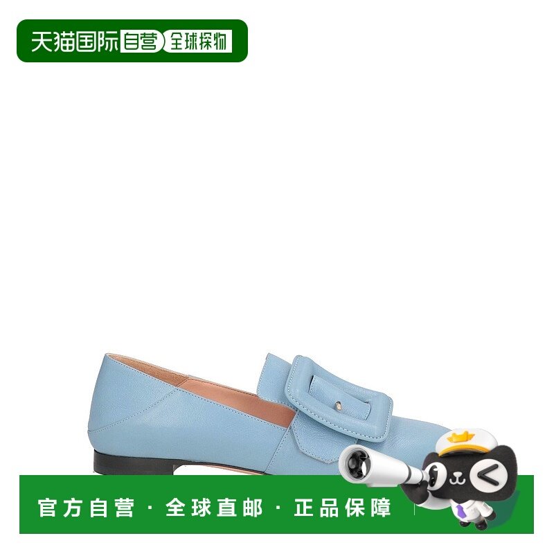 1h可退 潮奢 Bally 巴利 女士 乐福鞋 blue蓝色 舒适时尚