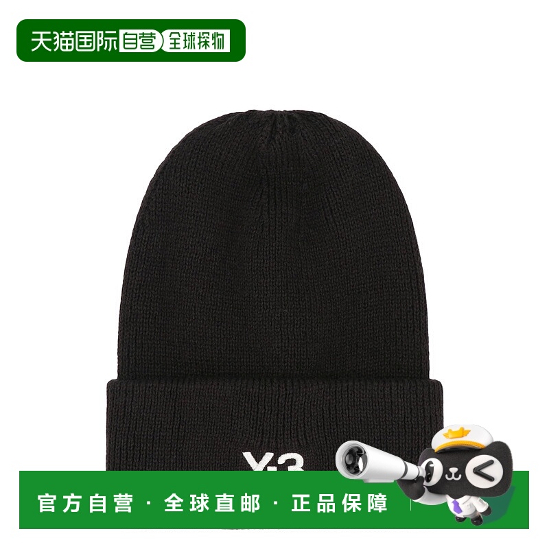 1h可退 ADIDAS & Y3 男士帽子 JW8963BLACK AW2025 黑色 Knitted