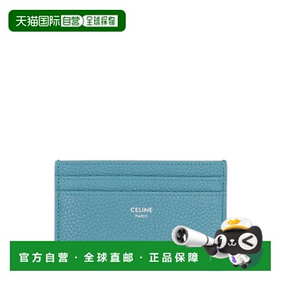 10N763GTH06CT AW2025 蓝色 CELINE card 钱包 Leather holde 男士