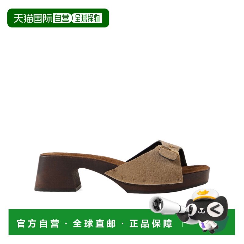 KHAITE 女士凉鞋 F6028760216 AW2025 棕色 Britt 平底凉鞋图片