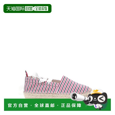 Thom Browne 汤姆 布朗 女士 可拆式裹踝带草编鞋 FFD092A06127