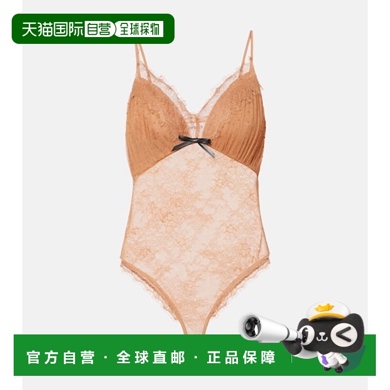 1h可退 潮奢 Self-Portrait 女士 刺绣蕾丝边网纱连体衣
