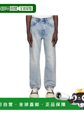 KSUBI 男士牛仔裤 MSP23DJ048DENIM SS2025 灰色 Anti K Punk牛仔