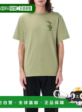 BURBERRY 男士T恤 25P8102450C1744 SS2025 绿色 Burberry Sp25-M