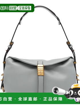 PINKO 女士单肩包 105895A1ZXK32Q SS2026 灰色 Mini New Saddle