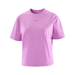 SS2026 LC2748900IRIS 女士T恤 SHIR TRACKLINE 粉红色 SALOMON