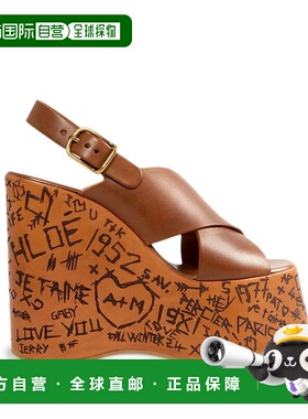 CHLOÉ 女士凉鞋 CHC24A02Y27 AW2024 棕色 Chloe Maxime High San