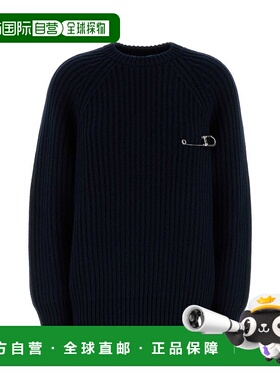 PRADA 女士针织衫 P24S2PSOOO172EF0008 AW2025 蓝色羊绒