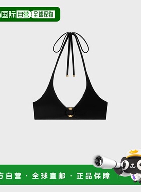 CELINE 女士泳装 2X33M152C38NO CO 黑色 TRIOMPHE短款吊带