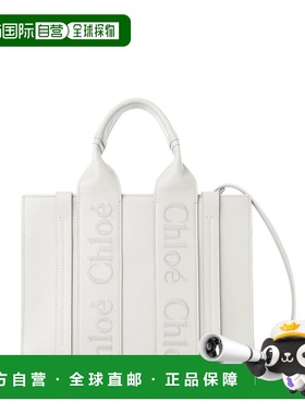 CHLOÉ 女士手提包 CHC22WS397I60101 CO 白色 ?Woody Small? shop