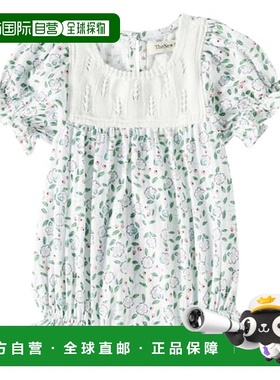 1h可退 潮奢 The New Society 婴儿 Tanatos 花朵棉质连体衣童装