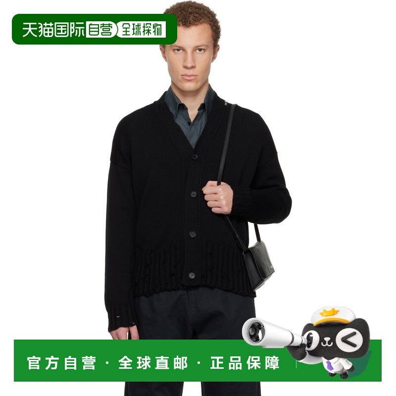 1h可退 潮奢 Marni 玛尼 男士 黑色 Symbol Cotton 开衫 CDMG0136