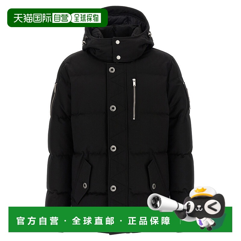 1h可退 MOOSE KNUCKLES 男士大衣 M35MJ128N292 AW2025 黑色
