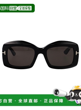 1h可退 TOM FORD 女士太阳镜 FT121801A SS2025 黑色 VENETIA