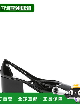 PRADA 女士高跟鞋 1I741NFDB55055F0002 AW2024 黑色单鞋一脚蹬