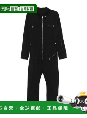 RICK OWENS 男士外套 RU01E5559TE09 SS2025 黑色 长袖连体衣