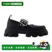 女士芭蕾乐福鞋 Ganni B1030061 GANNI SS2026 黑色 Cleated Box