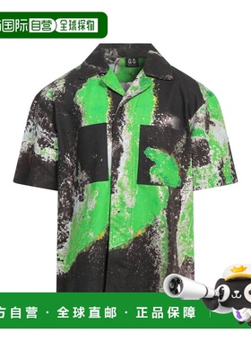 1h可退 潮奢 44 Label Group 男士 衬衫 green绿色 舒适时尚