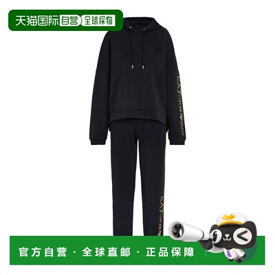 Ea7 女士 Outfit 运动运动装 black黑色 舒适时尚运动套装