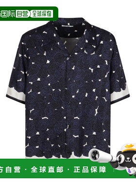 GIVENCHY 男士衬衫 BM616J16DN499 SS2026 蓝色