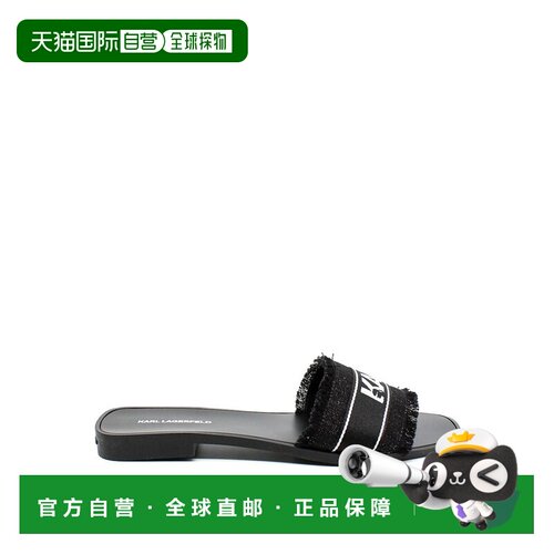KARL LAGERFELD 女士凉鞋 KL80411C900 SS2025 黑【付后1h可退】
