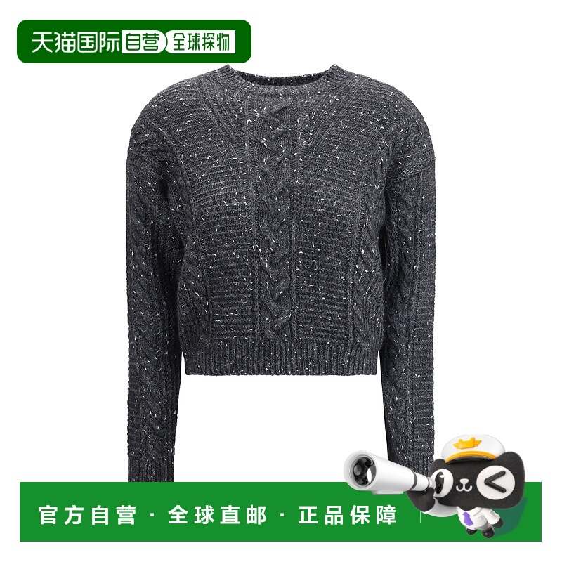 1h可退 潮奢 MaxMara 麦斯玛拉 女士 fibers 短款宽松款羊驼毛混