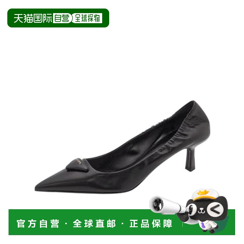 1h可退 PRADA 女士高跟鞋 1I188OF055070F0002 AW2025 黑色普拉达