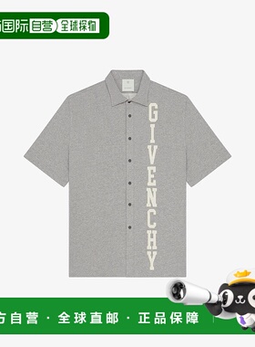 GIVENCHY 男士衬衫 BM611J1YGT055 CO 灰色 Short sleeves. Class
