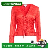 潮奢 舒适时尚 GANNI 女士 1h可退 red红色 甘尼 上衣