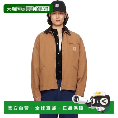 1h可退 潮奢 CARHARTT WIP 男士 黄褐色 OG Detroit 夹克 I035280