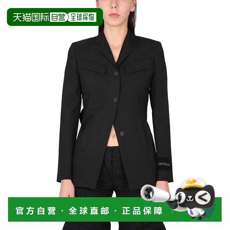 1h可退 OFF-WHITE 女士夹克 OWEF101S23FAB0011000-26 SS2023羊毛