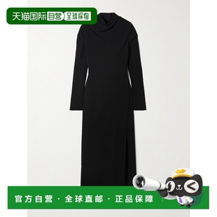 范思哲 女士 Neck 潮奢 Slit Draped versace Cady 1h可退 黑色