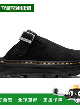 1h可退 潮奢 Dr. Martens 马丁大夫 男士 黑色 Zebzag Suede Casu