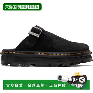 1h可退 潮奢 Dr. Martens 马丁大夫 男士 黑色 Zebzag Suede Casu
